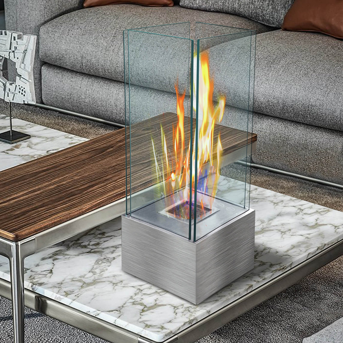 Bio Ethanol Fireplace | Indoor Outdoor Portable Fire Bowl Pot Fireplace –  Arttoreal
