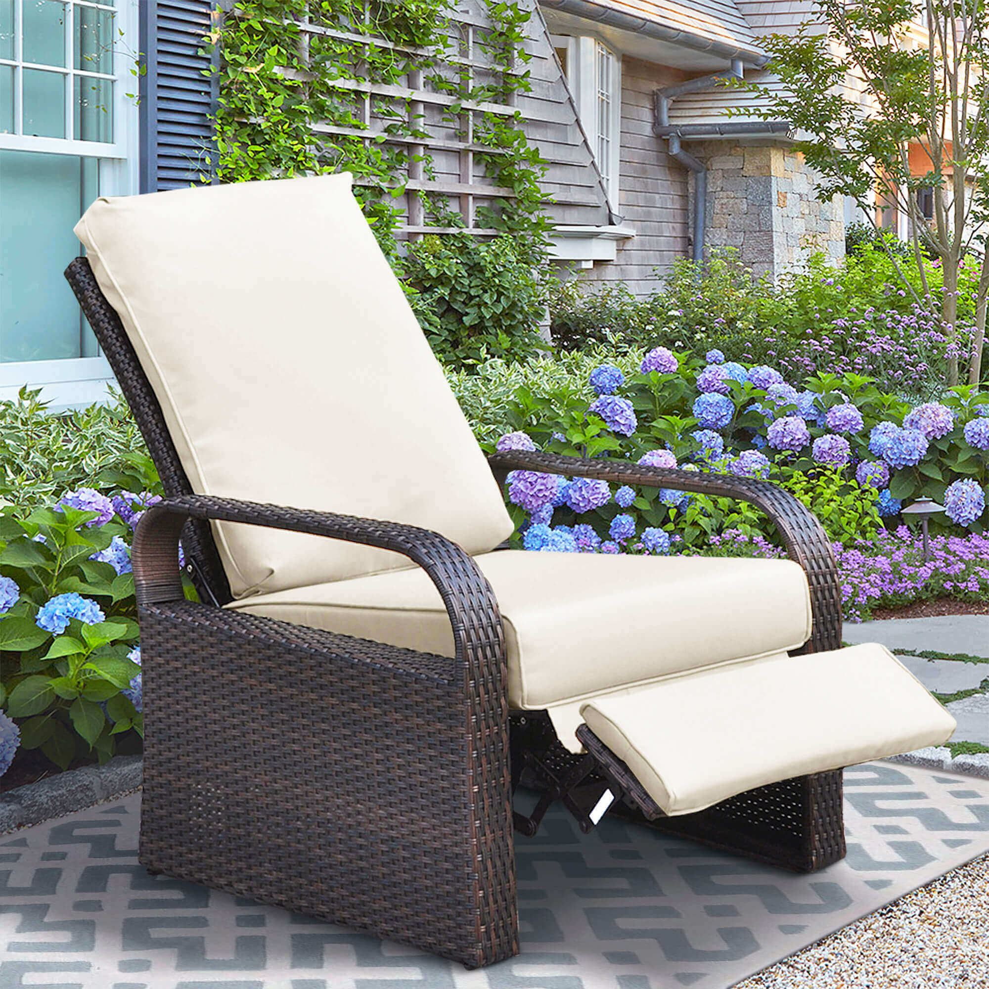 Store's Most Popular Outdoor Wicker Recliner