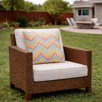 2 Pack Outdoor Throw Pillows, 18*18IN Waterproof and Fade Resistant Patio Mat for Garden, Porch, Poolside Furniture - Soft and Comfortable Decorative Pillow Cover