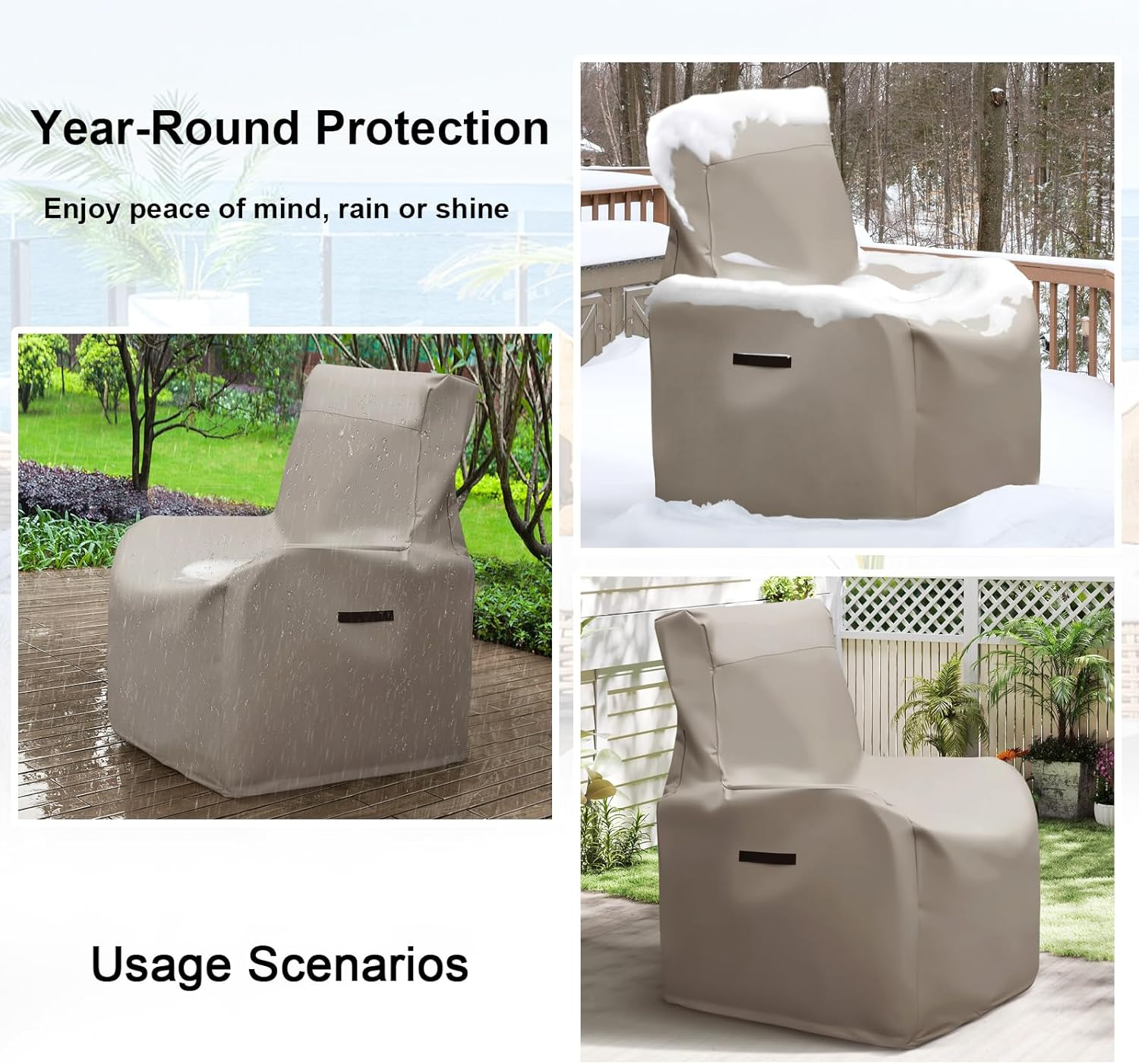 Outdoor Chair Protective Storage Cover / Furniture Cover