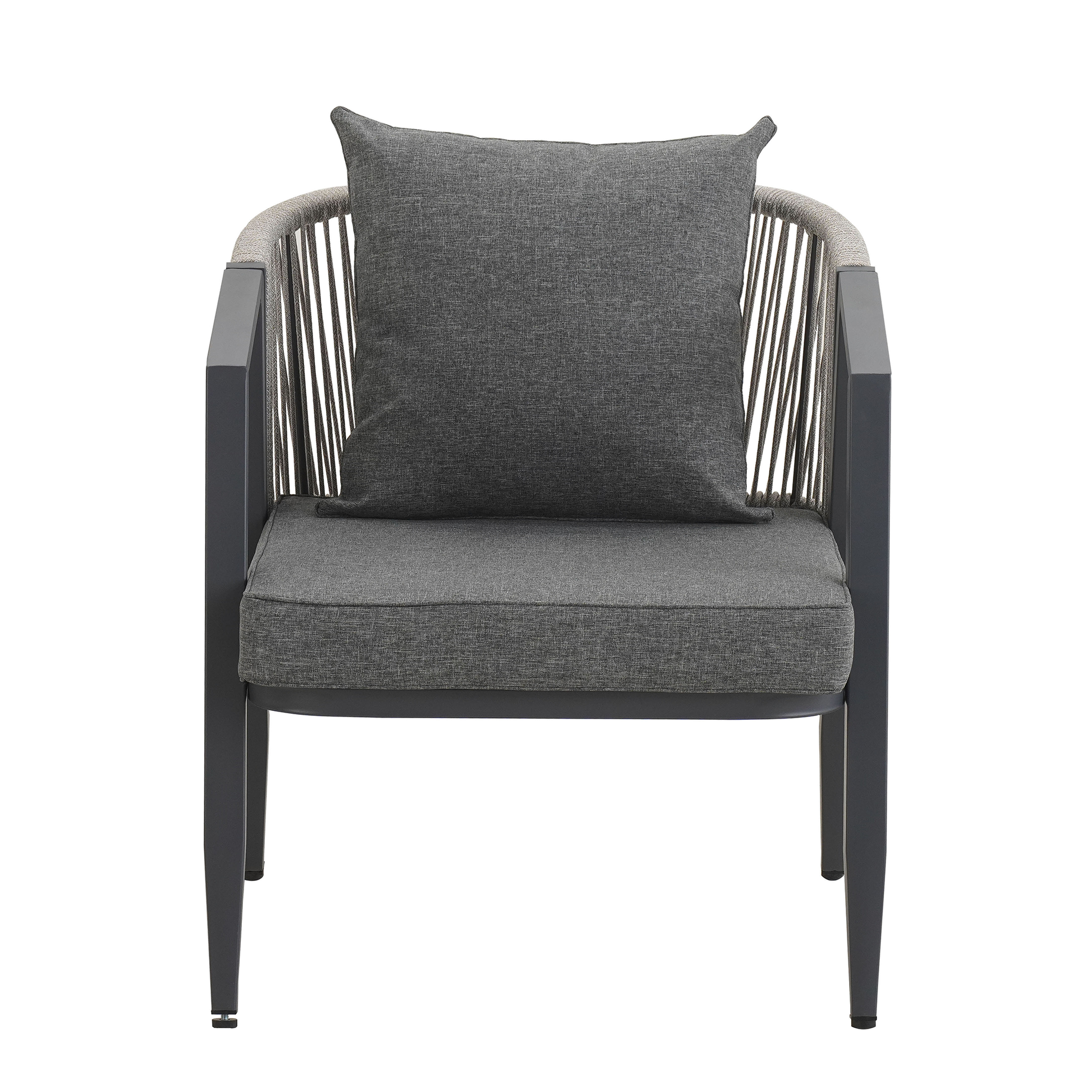 Durable Outdoor Seating Set for Patio, Lawn & Poolside – Comfortable 4-Piece Furniture