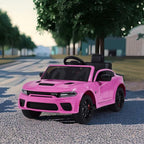 12v Kids Ride On Car w/Parents Remote Control / Electric Car for Kids with 3 Speeds, Power Display, Bluetooth, LED light