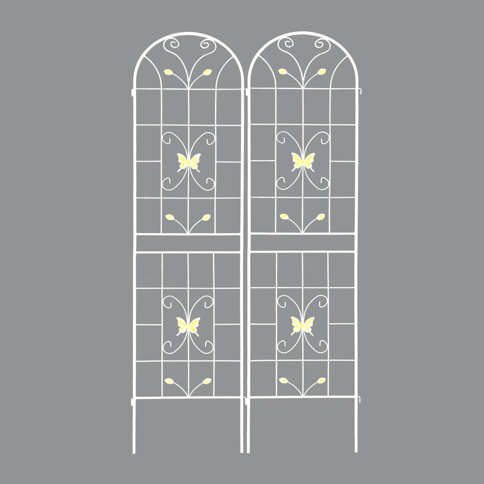 2 Pack Metal Garden Trellis 86.7