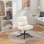 Adjustable Swivel Criss-Cross Chair,-Wide Seat/ Office Chair /Vanity Chair-Office-Study