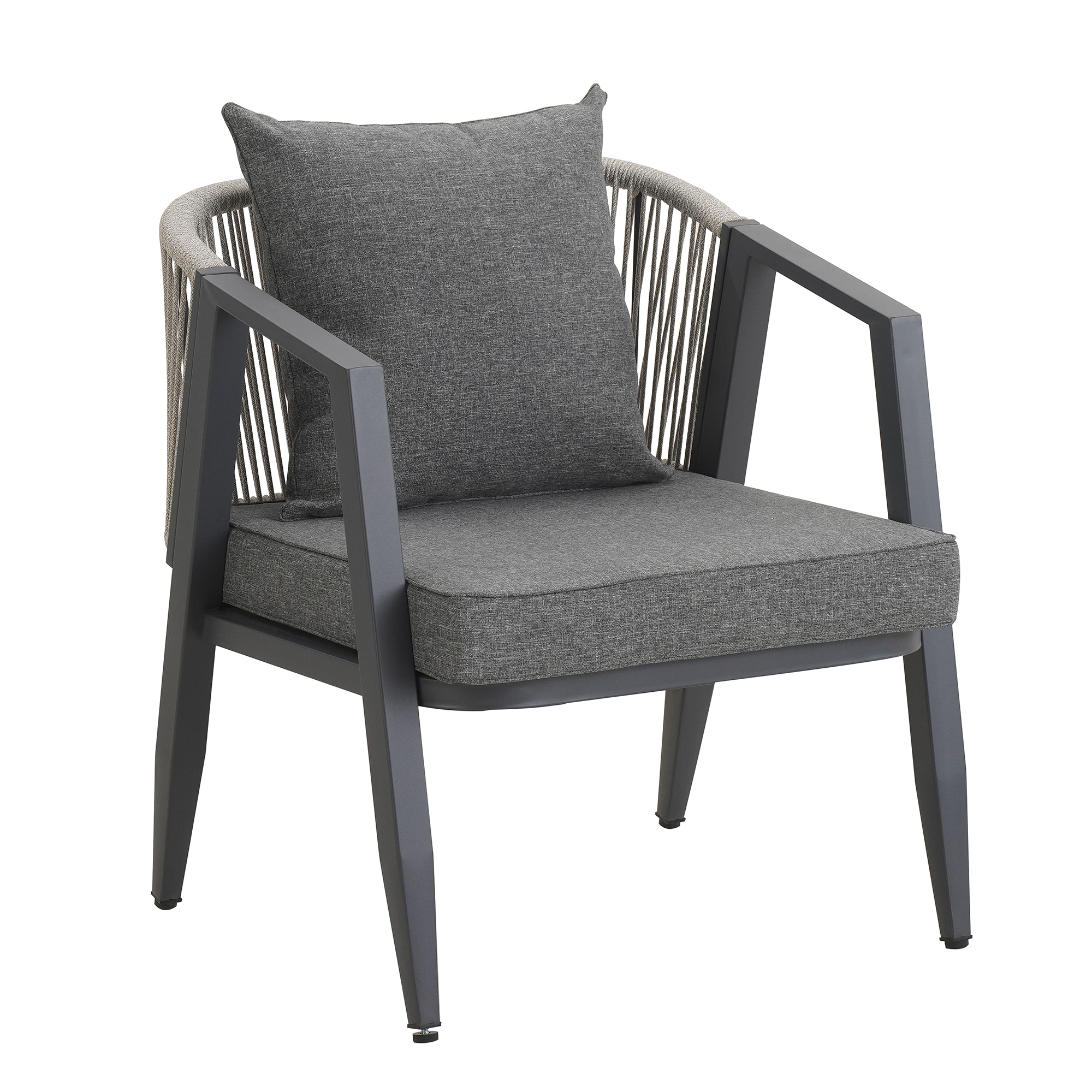 Durable Outdoor Seating Set for Patio, Lawn & Poolside – Comfortable 4-Piece Furniture