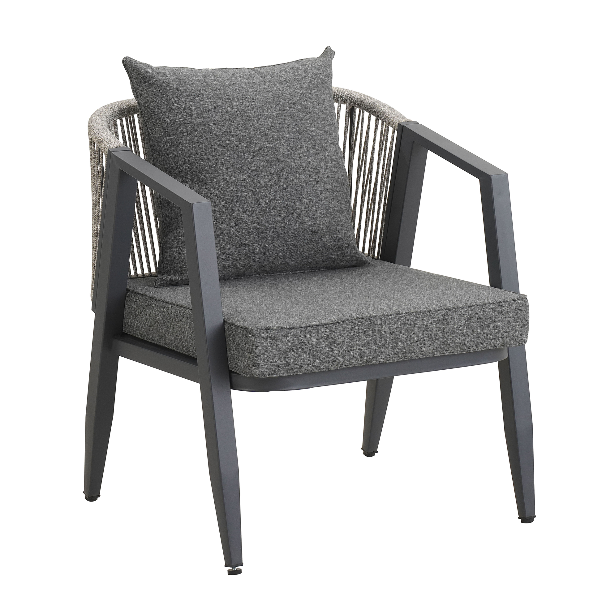 Durable Outdoor Seating Set for Patio, Lawn & Poolside – Comfortable 4-Piece Furniture