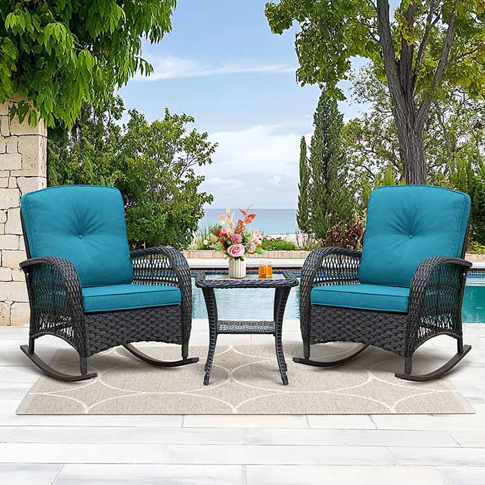 Coffee Table Rocking Chair Patio Set Walmart Patio Furniture