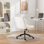 Adjustable Swivel Criss-Cross Chair,-Wide Seat/ Office Chair /Vanity Chair-Office-Study