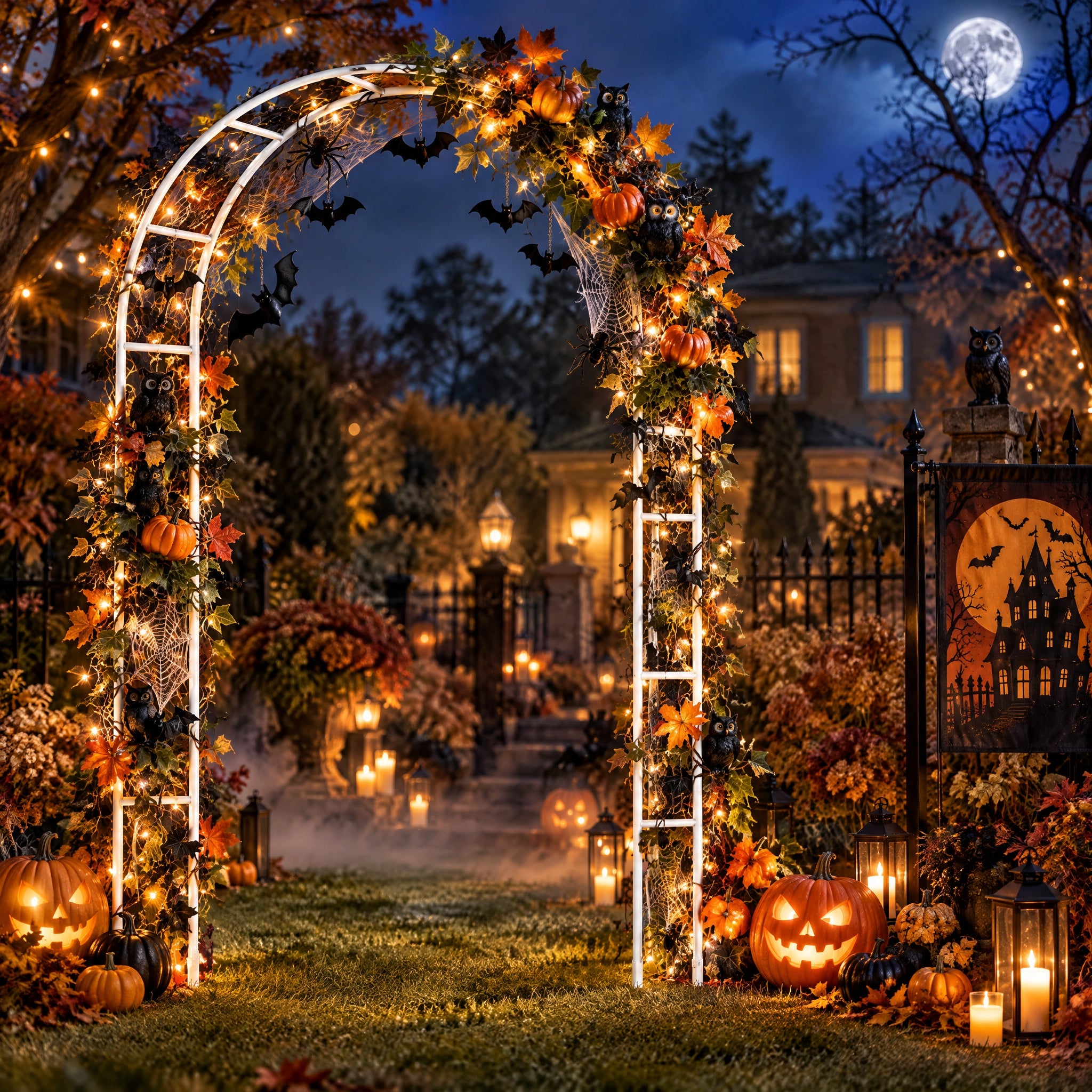 Arttoreal Outdoor Garden Arch for Wedding & Holiday Decor