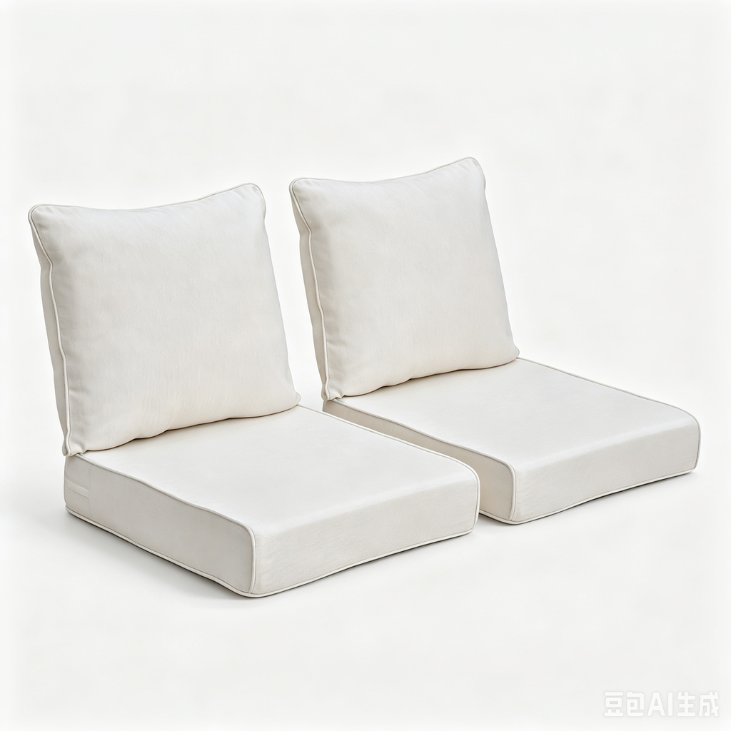 Arttoreal Outdoor Deep Seat Cushion Set, 24 x 22 x 4.3 in Seat and Back Replacement Cushions for Patio Furniture, Water-Resistant Fabric