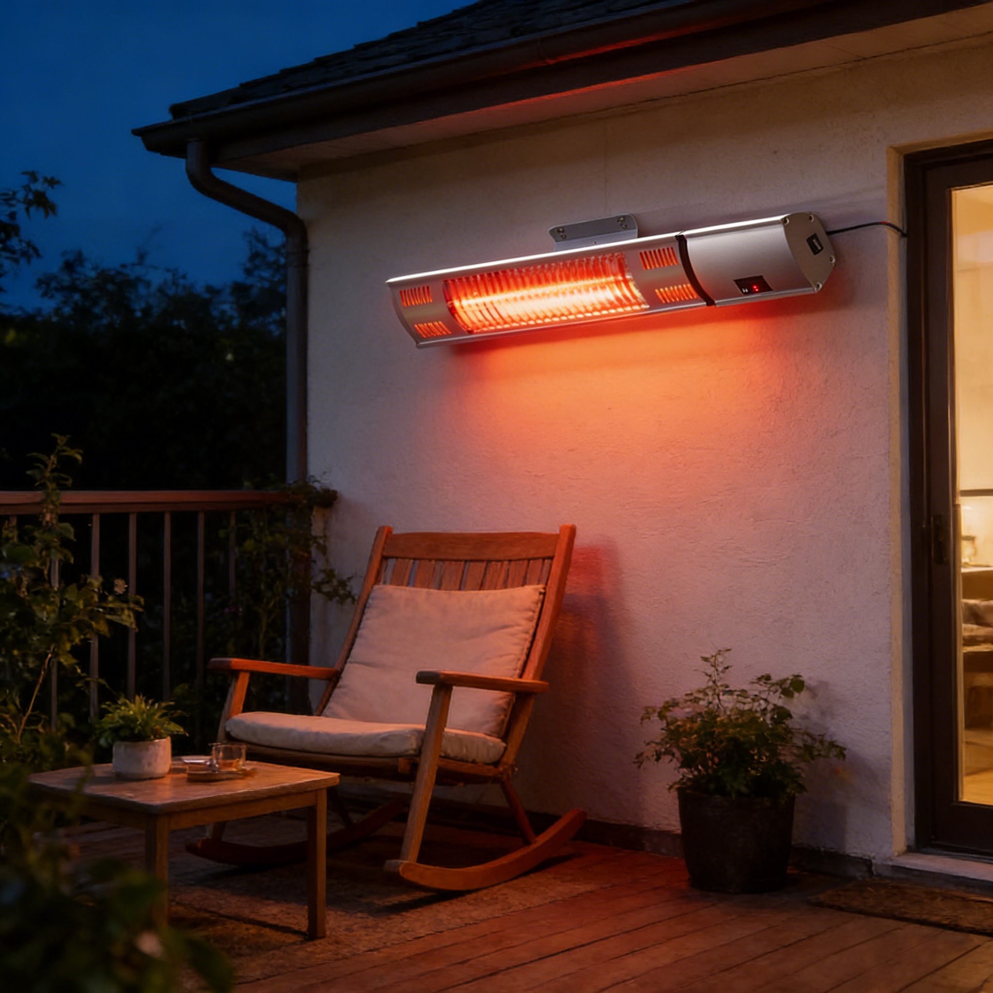 Arttoreal Wall Mounted Infrared Electic Patio Heater / Home Space Heater / Infrared Radiant Heater