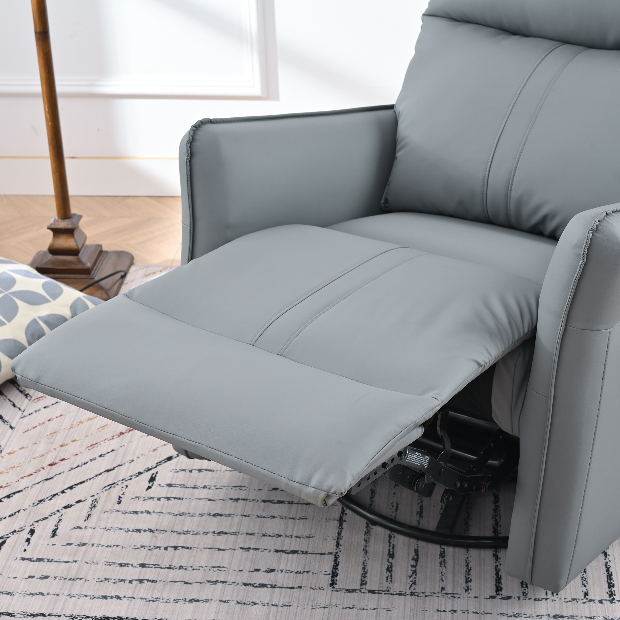 Power Swivel Rocker Recliner Chair for Adults, 270° Swivel Rocking Recliner Chair,Electric Small Recliners for Small Spaces, Single Sofa Recliner for Living Room, Bedroom