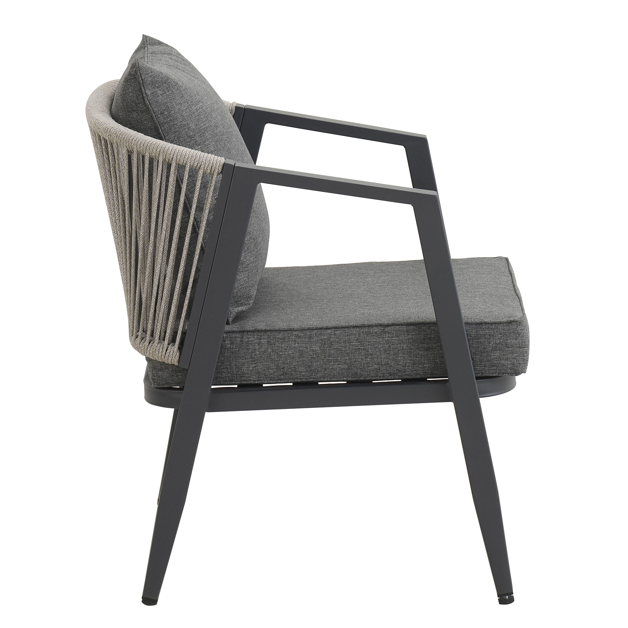 Durable Outdoor Seating Set for Patio, Lawn & Poolside – Comfortable 4-Piece Furniture