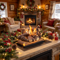 Arttoreal Fireplace Logs Ceramic Woods / Ceramic Logs / Fire pit Logs Set of 9