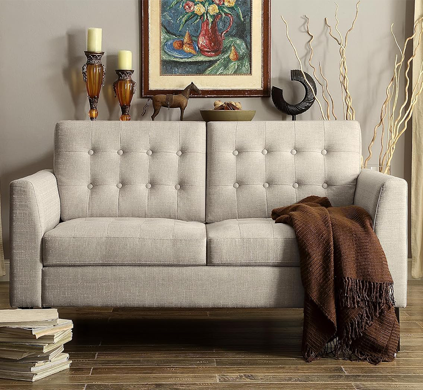 Living room double sofa, living room double sofa, boxed sofa, living room sofa, double sofa, boxed sofa, small area sofa,