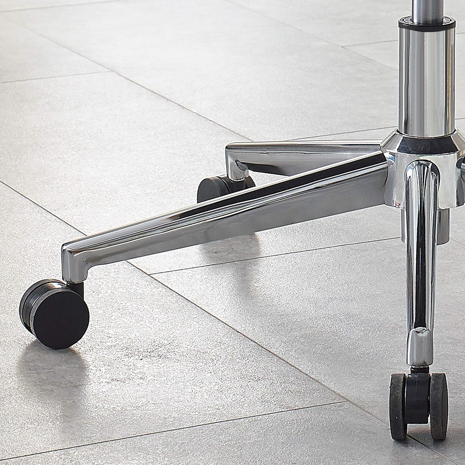 Arttoreal Hardy - Home Office Chair with Height Adjustment and Button Tufting, Standard, Grey