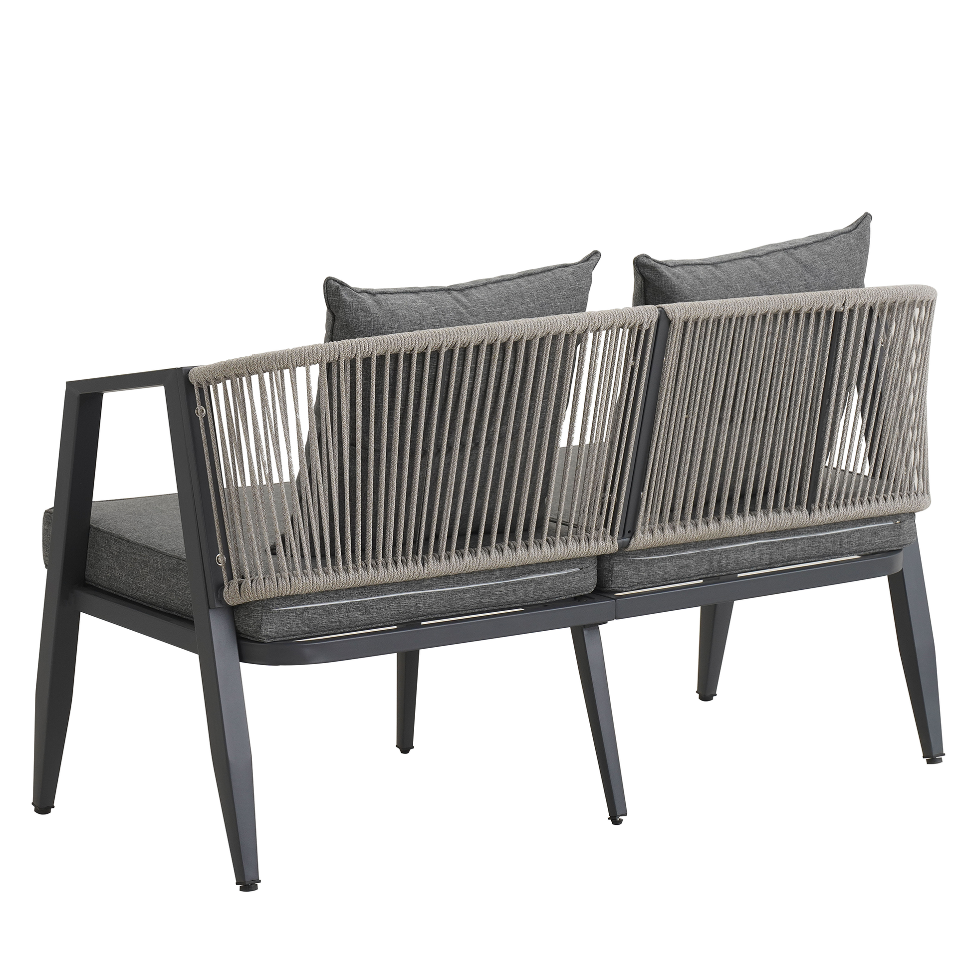 Durable Outdoor Seating Set for Patio, Lawn & Poolside – Comfortable 4-Piece Furniture
