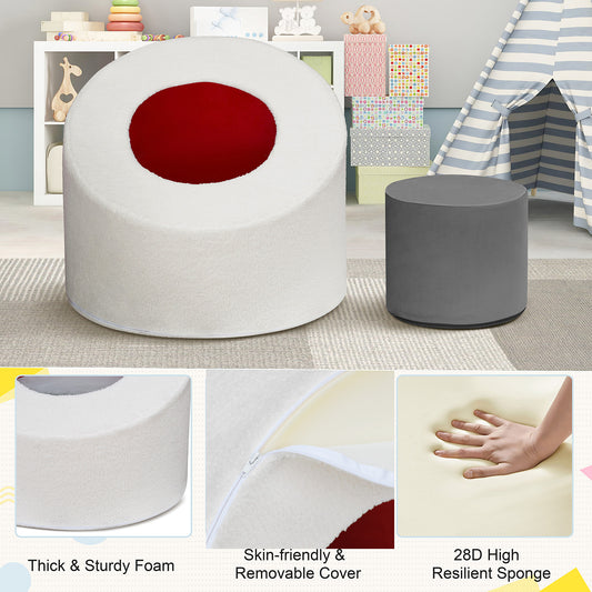 Creative soft foam rocking chair suitable for children's room- game room and living room, light and durable