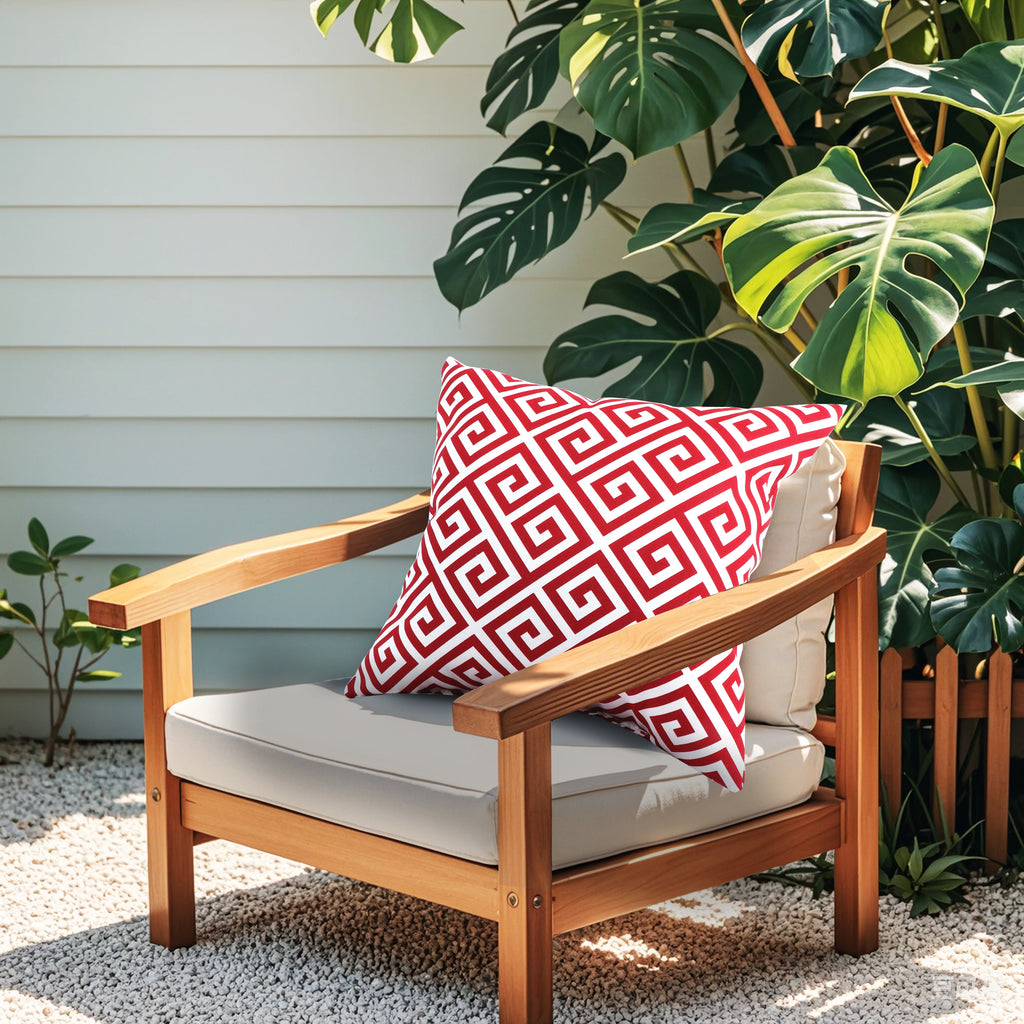 2 Pack Outdoor Throw Pillows, 18*18IN Waterproof and Fade Resistant Patio Mat for Garden, Porch, Poolside Furniture - Soft and Comfortable Decorative Pillow Cover