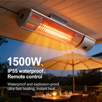 Arttoreal Wall Mounted Infrared Electic Patio Heater / Home Space Heater / Infrared Radiant Heater