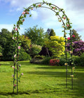 Arttoreal Outdoor Garden Arbor Arch – Durable Metal Trellis for Climbing Plants, Wedding & Garden Decoration