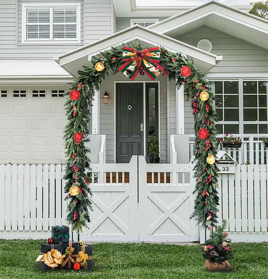 ART TO REAL Outdoor Flower Garden Arch Trellis / Wedding Decoration Arch / Birthday Party Festival Decoration / Durable Steel Garden Arbor