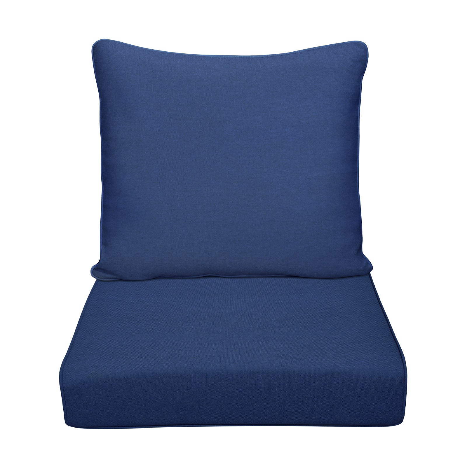 Arttoreal Outdoor Deep Seat Cushion Set, 24 x 22 x 4.3 in Seat and Back Replacement Cushions for Patio Furniture, Water-Resistant Fabric