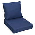Arttoreal Outdoor Deep Seat Cushion Set, 24 x 22 x 4.3 in Seat and Back Replacement Cushions for Patio Furniture, Water-Resistant Fabric