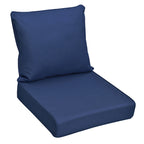 Arttoreal Outdoor Deep Seat Cushion Set, 24 x 22 x 4.3 in Seat and Back Replacement Cushions for Patio Furniture, Water-Resistant Fabric