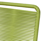 Arttoreal 3-Piece Patio Rocking Chair Bistro Set, Heavy Duty 330 LBS Rocking Chairs with 17.3" Side Table, Gray Cushion & Green Wicker for Garden, Balcony