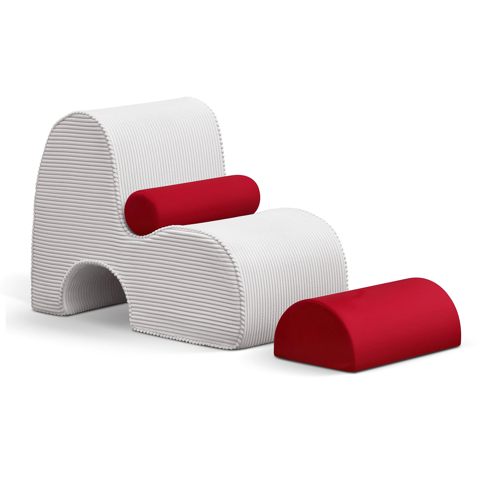 Creative soft foam rocking chair suitable for children's room- game room and living room, light and durable