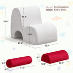 Creative soft foam rocking chair suitable for children's room- game room and living room, light and durable