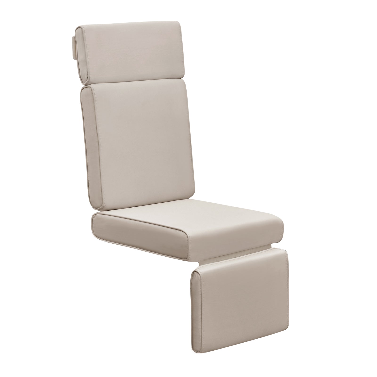 New High Back Chair Cushion for Functional Chairs – Waterproof & UV-Resistant