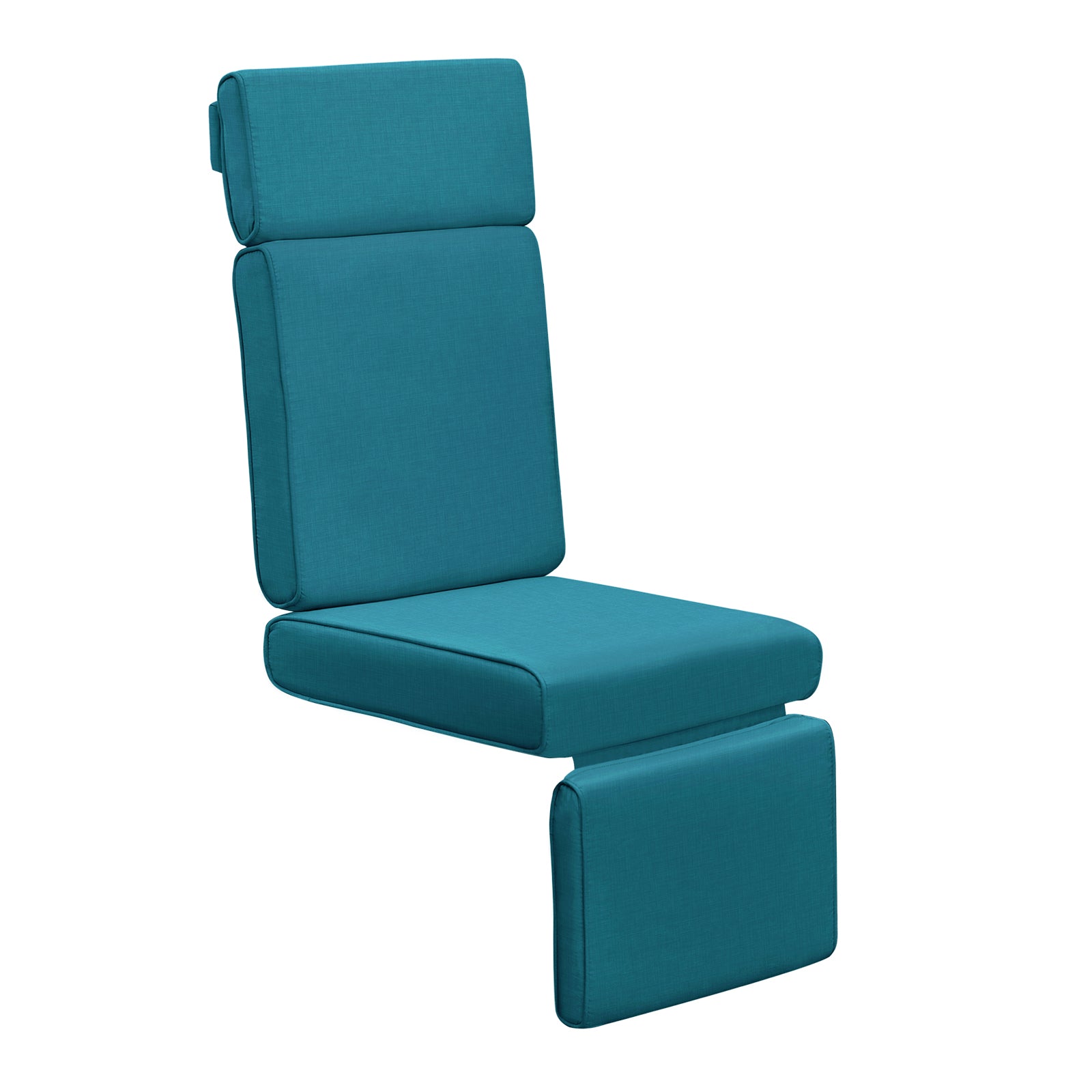 New High Back Chair Cushion for Functional Chairs – Waterproof & UV-Resistant