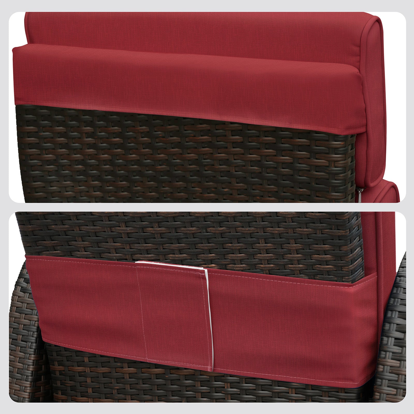 New High Back Chair Cushion for Functional Chairs – Waterproof & UV-Resistant