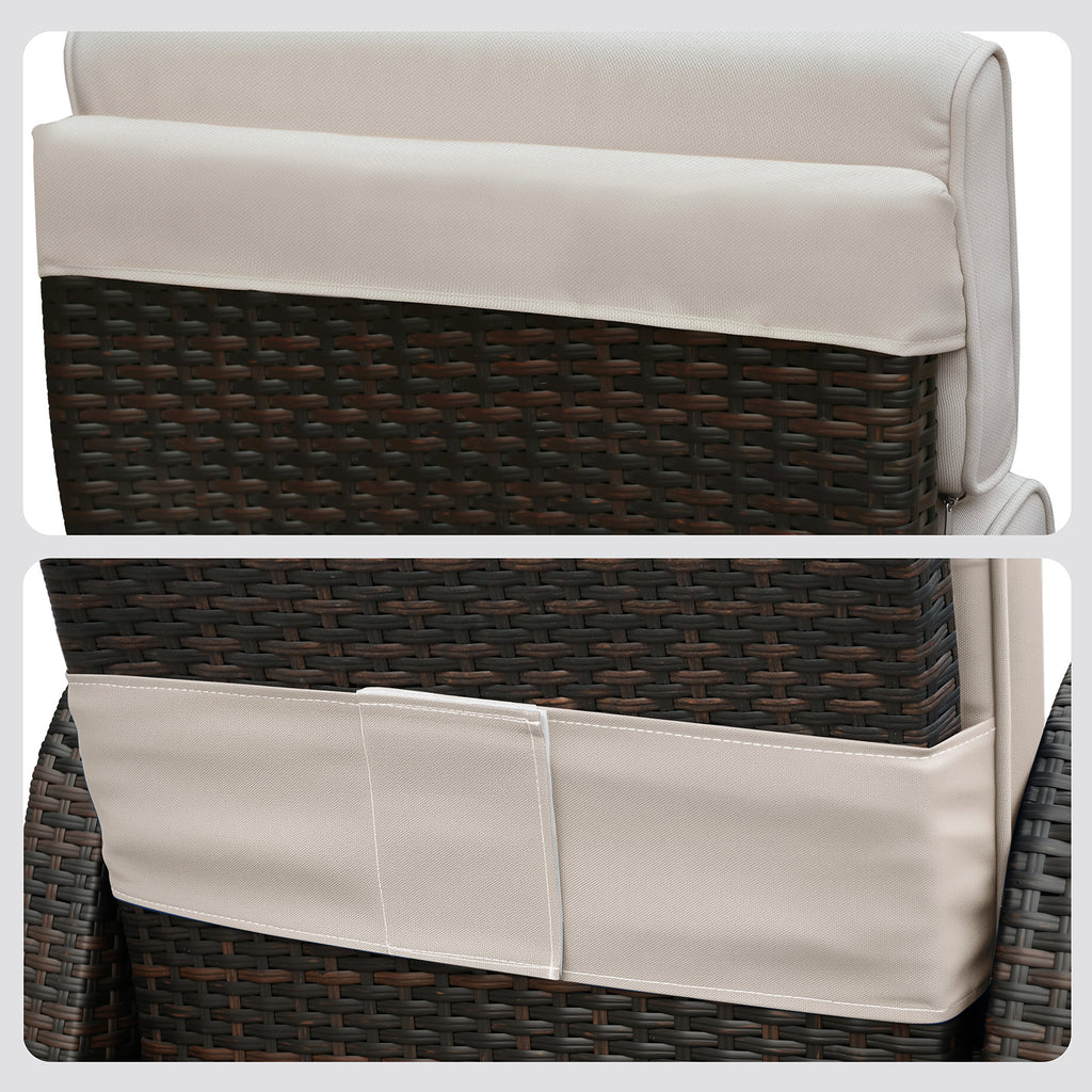 New High Back Chair Cushion for Functional Chairs – Waterproof & UV-Resistant