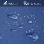 New High Back Chair Cushion for Functional Chairs – Waterproof & UV-Resistant
