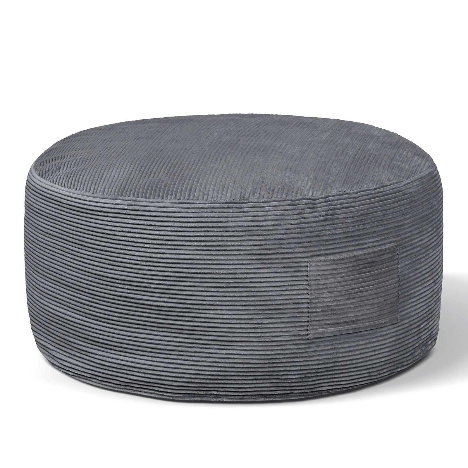 Arttoreal Bean Bag Chair with Foot Stool, 40.5" Corduroy Bean Bag Sofa for Living Room Bedroom