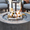 5Pc Ceramic Fireplace Logs Set / Fire Pits Fiber White Birch Fake Firewood / Electric Fireplaces Wood Logs