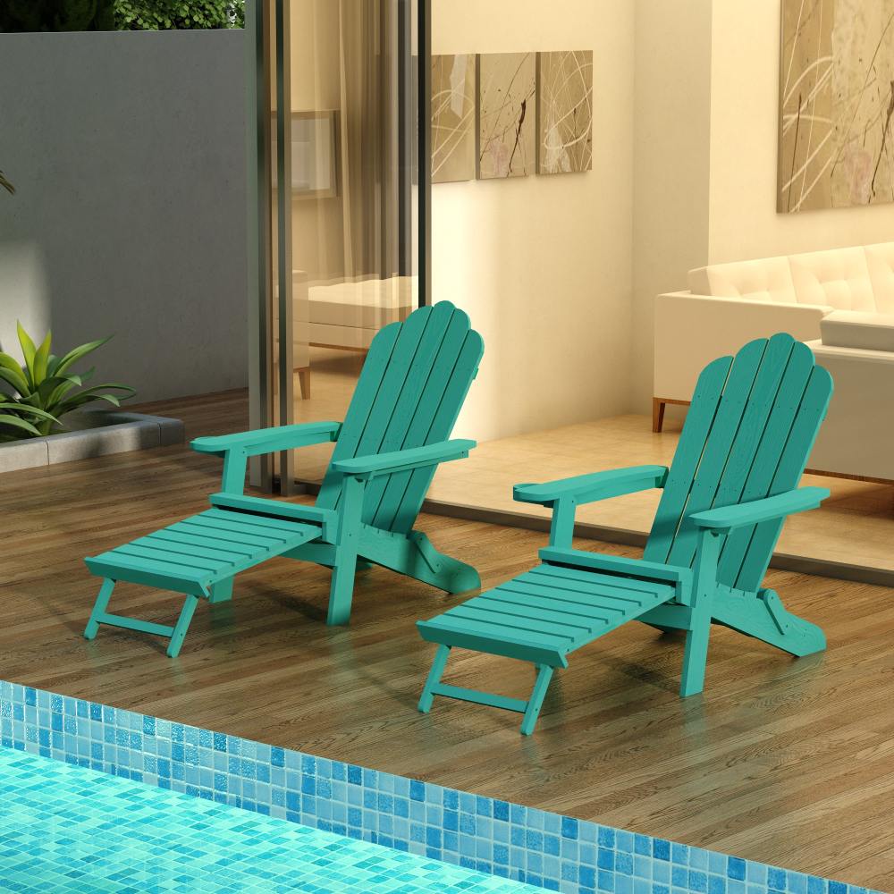 Elevate Outdoor Living: Folding Adirondack Chair with Cup Holder