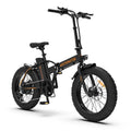 Folding Electric Bike 500W Motor / Beach Snow Bicycle 20" Fat Tire with 36V 13Ah Removable Li-Battery