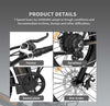Folding Electric Bike 500W Motor / Beach Snow Bicycle 20