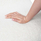 【Clearance Sale】Kids Love Shape Sofa Chair with Removable Love-Shape Footrest for Grils and Boys, Dutch Velvet, Beige