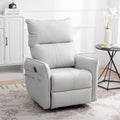 Power Swivel Rocker Recliner Chair for Adults, 270° Swivel Rocking Recliner Chair,Electric Small Recliners for Small Spaces, Single Sofa Recliner for Living Room, Bedroom