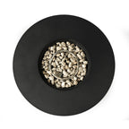 32" Propane Gas Fire Pit Table, 50000 BTU Round Steel Fire Pit for Outside Patio Deck Garden Courtyard-Black