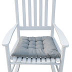 Wooden Porch Rocking Chair with Wide Arms, No Cushions for Patio or Living Room