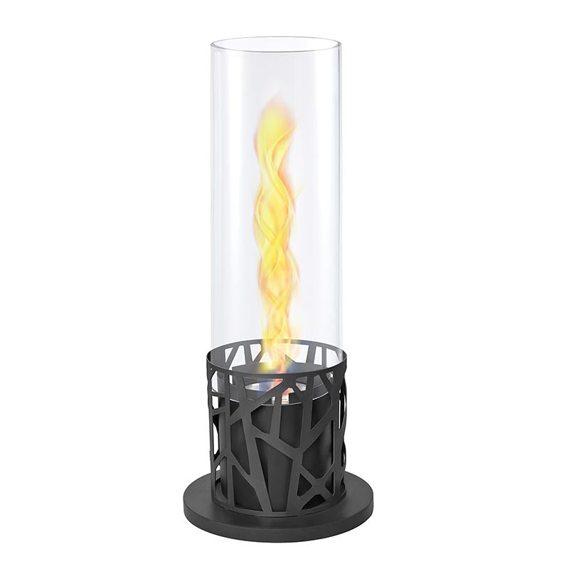 Portable Ethanol Tabletop Fire Pit with Swirling Flame - Compact, Stylish Fireplace Outdoor Indoor Décor Perfect for Contemporary Interiors and Backyard Gatherings