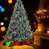 6ft Pre-Lit Artificial Full Christmas Tree w/ 150 LED, 750 Branch Tips for Home Office and Party Decoration