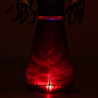 HOMCOM 7' Halloween Inflatable Outdoor Decoration Reaper Ghost Pumpkin, Blow Up LED Yard Decor for Garden, Lawn, Party, Holiday, Waterproof