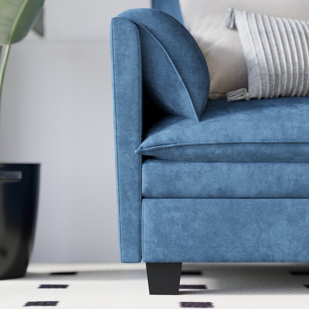 74.27'' Loveseat Sofa, 2 Seater Comfy Couch,Mid Century Modern Designed for Small Spaces, Apartment, Bedroom, Dorm, Office